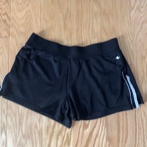Black and white athletic shorts size M (8-10)
